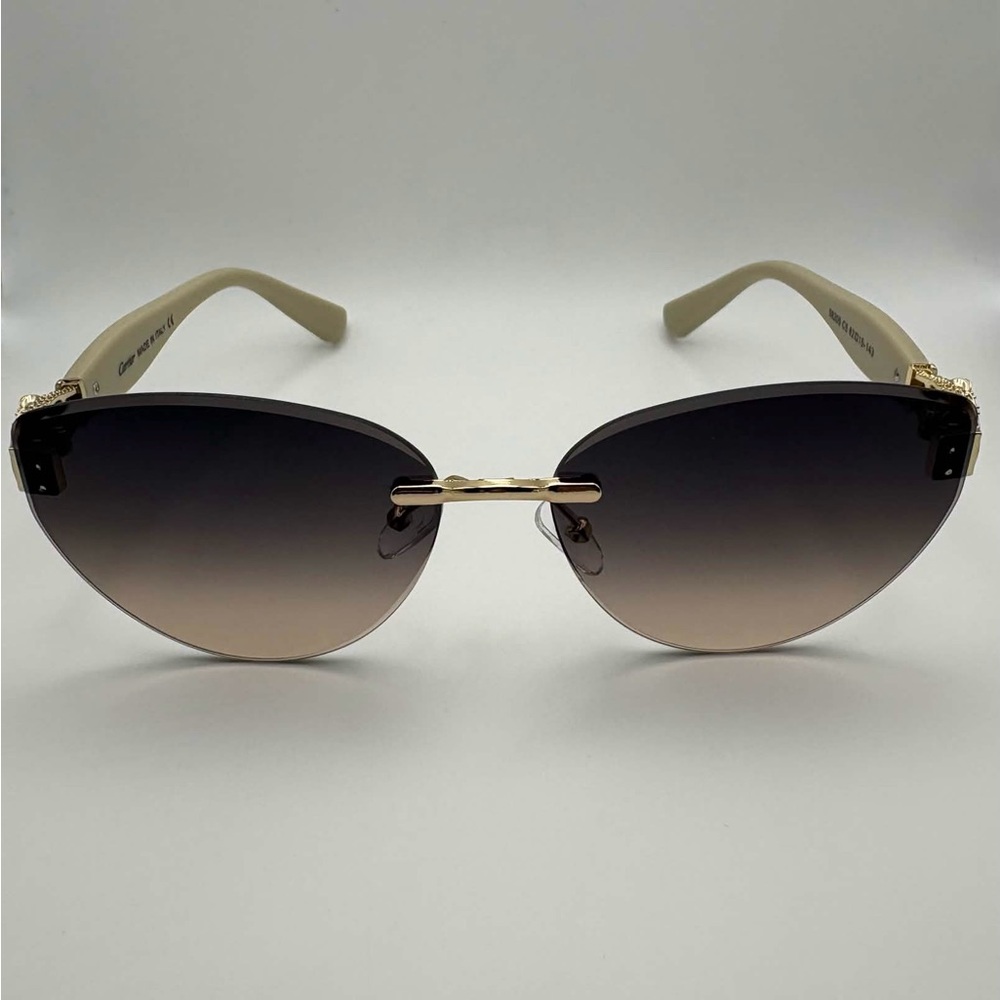 Preowned Cartier Rimless Sunglasses